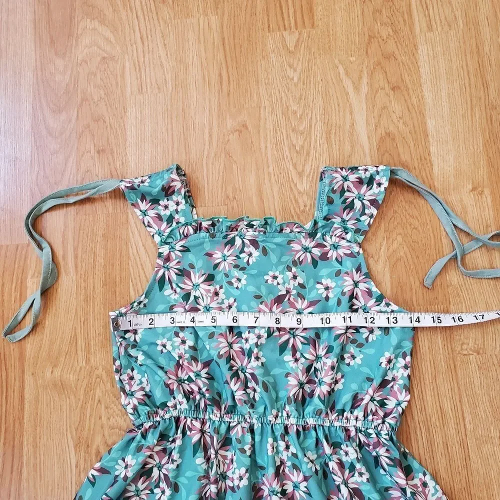 Trend Blossoms  Sleeveless Hi-Low Midi Dress Kids sz 10